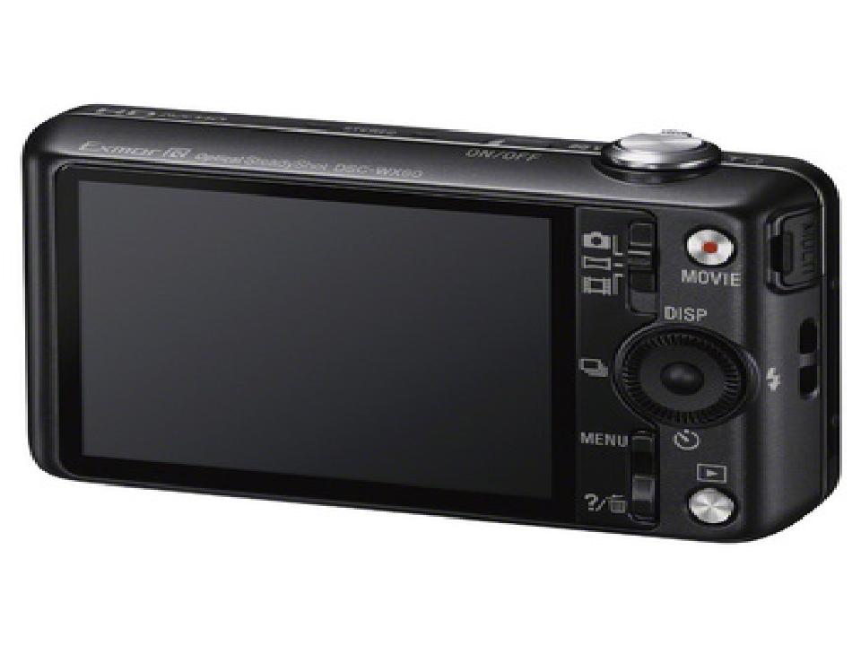 索尼dsc-wx60 数码相机 黑色(1620万像素 2.