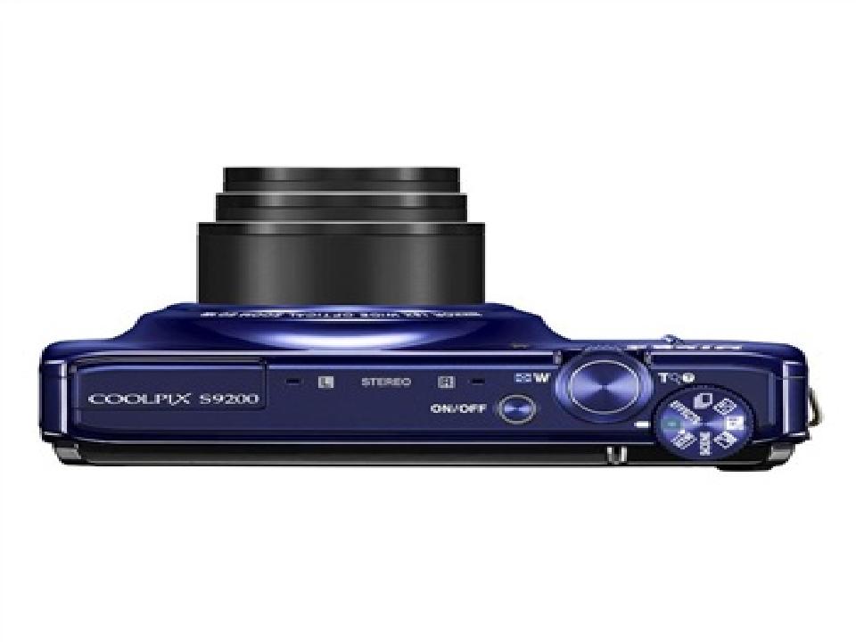 尼康(nikon) coolpix s9200 数码相机 蓝色(1602万像素 3寸屏 18倍光