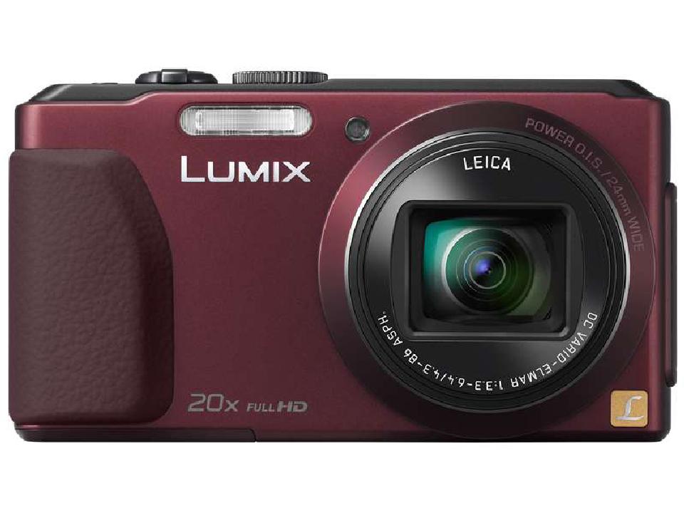松下zs30 数码相机 红色(1810万像素 3英寸液晶屏 20倍光学变焦 24mm