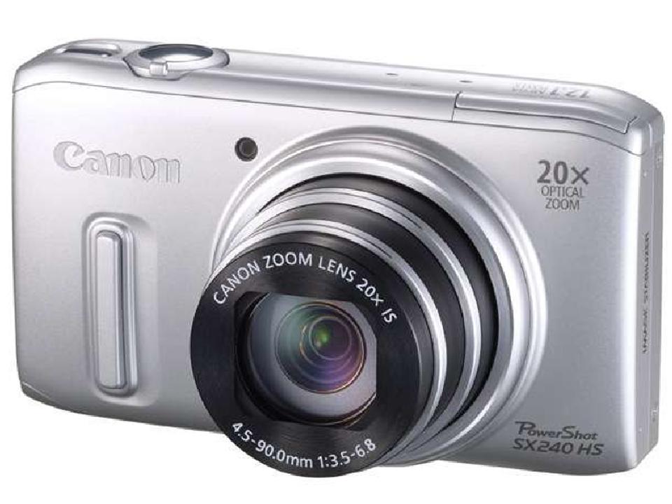 佳能sx240 hs 数码相机 银色(1210万像素 3英寸液晶屏 20倍光学变焦