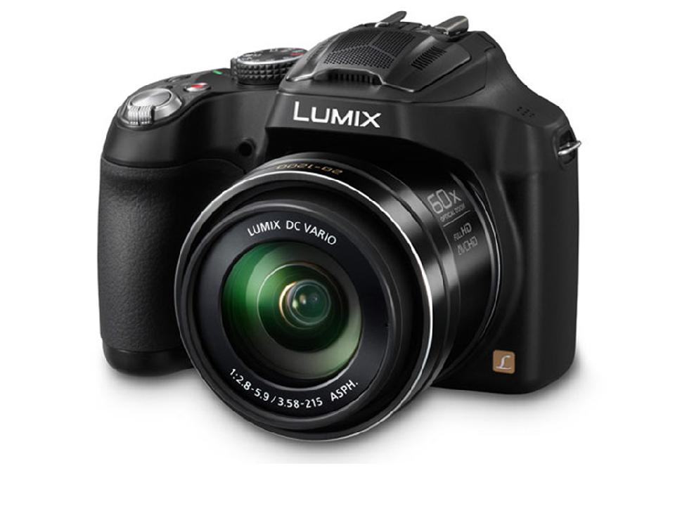 松下fz70 数码相机 黑色(1610万像素 3英寸液晶屏 60倍光学变焦 20mm