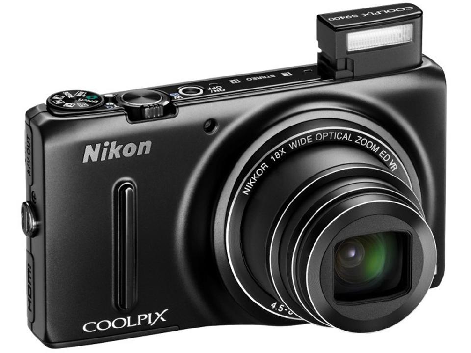 尼康s9400 数码相机 黑色(1811万像素 3英寸液晶屏 18倍光学变焦 25mm