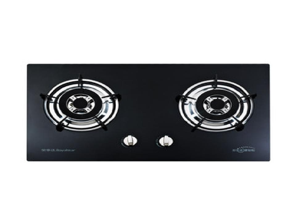 荣事达 荣事达(royalstar)b69黑色钢化玻璃面板嵌入式双眼燃气灶 天然